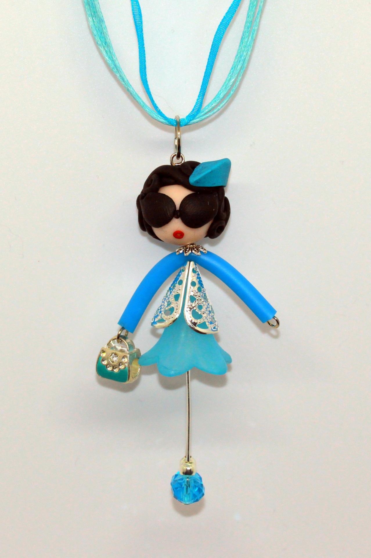Pinup bleu